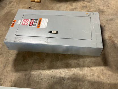 Used Siemens Panelboard 480 Volt 100 Amp Main Lug 30 Circuit (item#p10)