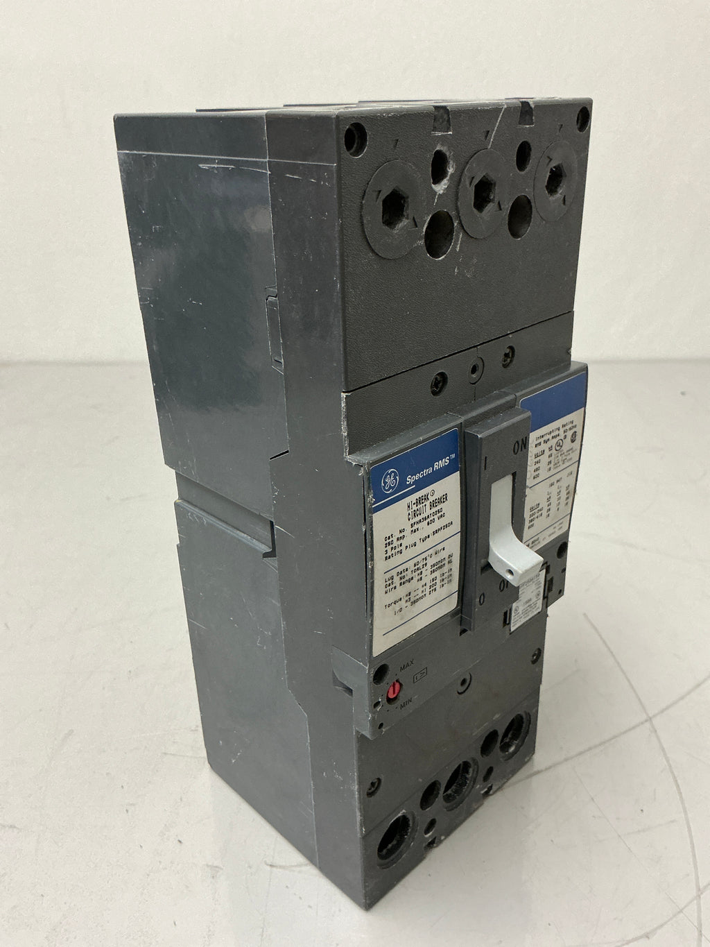 Used GE SFHA36AT0250 3 Pole, 250 Amps, 600 Volts Circuit Breaker