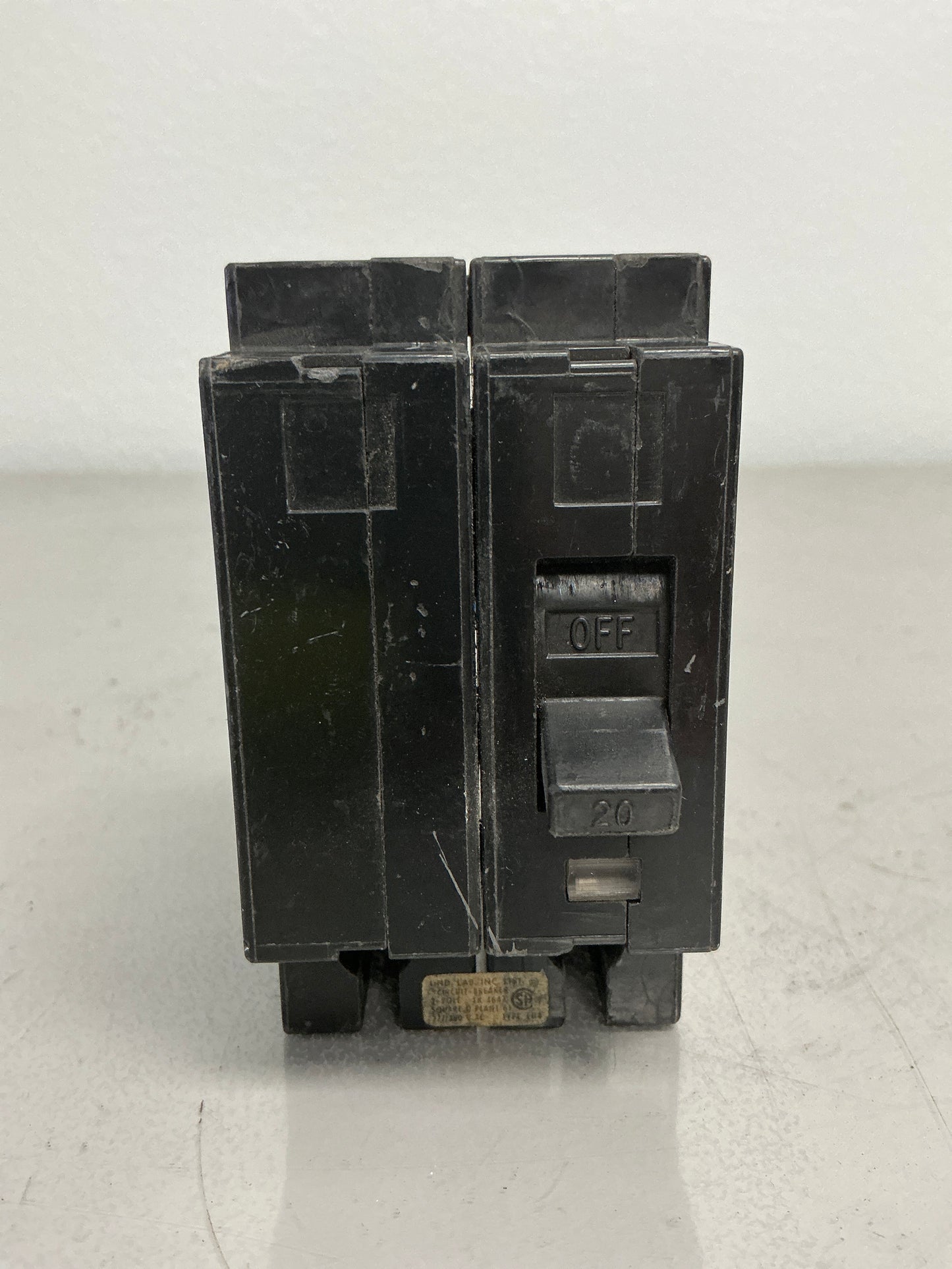 Used Square D EH24020 2 Pole, 20 Amps, 480/277 Volts