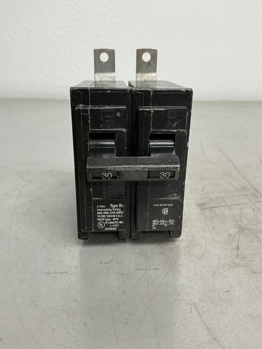 Used Siemens B230 2 Pole, 30 Amps, 240 Volts