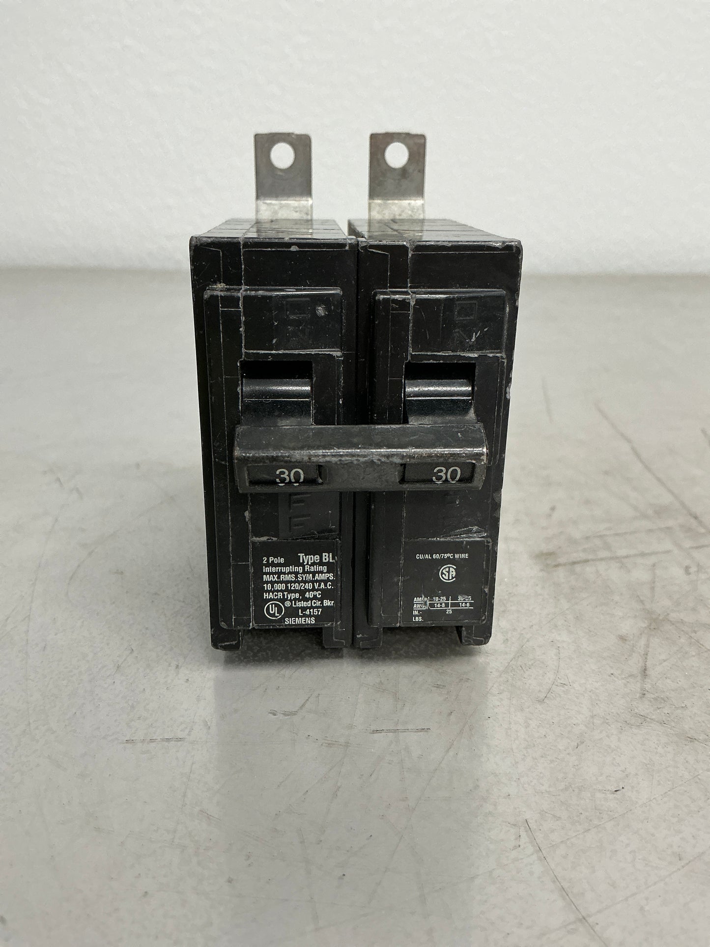 Used Siemens B230 2 Pole, 30 Amps, 240 Volts