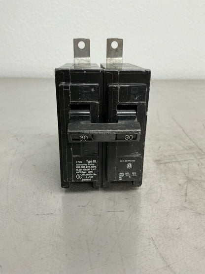 Used Siemens B230 2 Pole, 30 Amps, 240 Volts