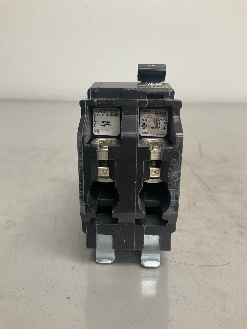 Used Square D QOB240 2 Pole, 40 Amps, 240 Volts