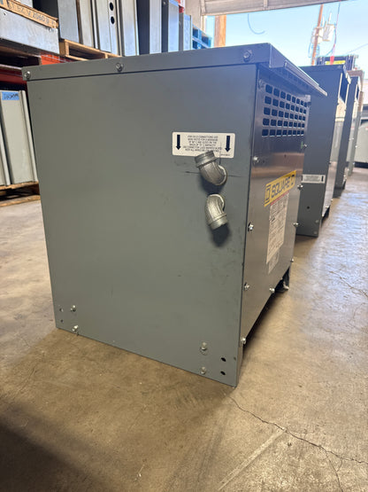 15 KVA  Square D Transformer, Primary 480, Seconday 208/120 Volts (item#t3)