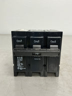Used Eaton BR370 3 Pole, 70 Amps, 240 Volts