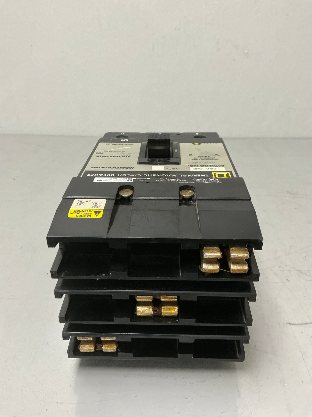 Used Square D Q232200 3 Pole, 200 Amps, 240 Volts Circuit Breaker
