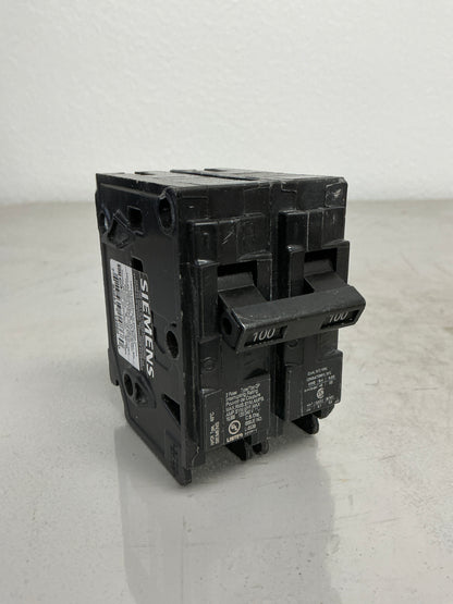 Used Siemens Q2100 2 Pole, 100 Amps, 240 Volts