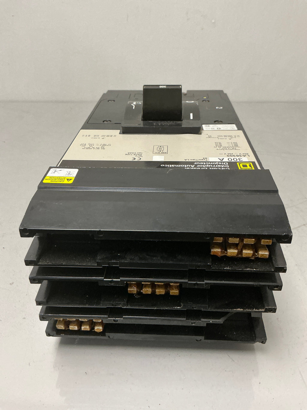 Used Square D LA36300 3 Pole, 300 Amps, 600 Volts Circuit Breaker