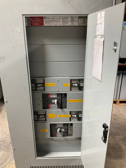 Used GE 400 Amp Main Distribution Panel 480/277 Volt 3 Phase 4 Wire