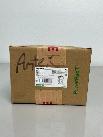 New Square D BJA36020 3 Pole, 20 Amps, 480 volts