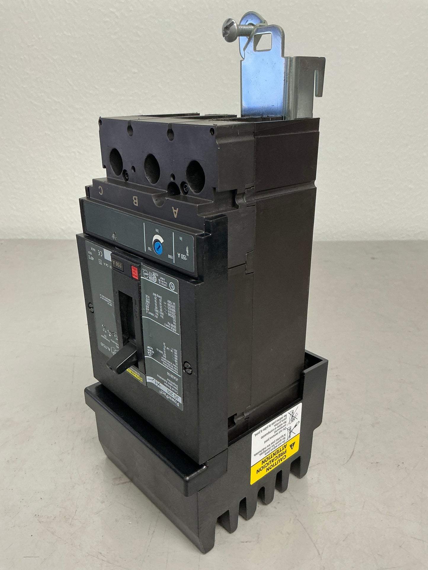 Used Square D JGA36150 3 Pole, 150 Amps, 600 Volts