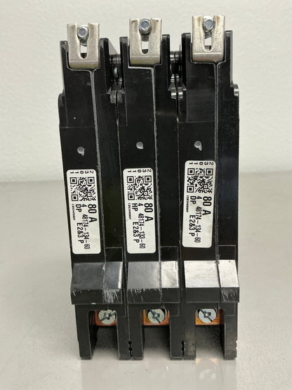 Used Square D EDB34080 3 Pole, 80 Amps, 480/277 Volts