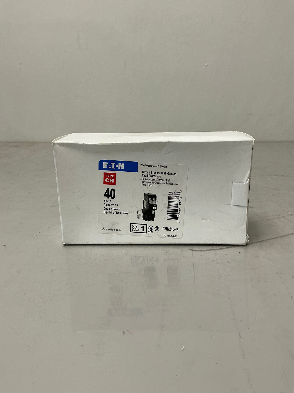 New Eaton CHN240GF 2 Pole, 40 Amps, 120/240 Volt Circuit Breaker