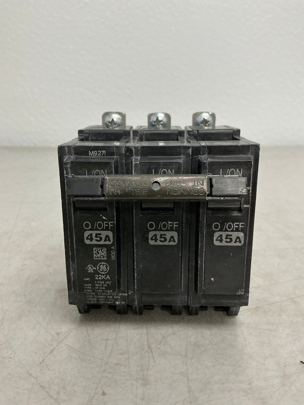 Used THQB32045 3 Pole, 45 Amps, 240 Volts