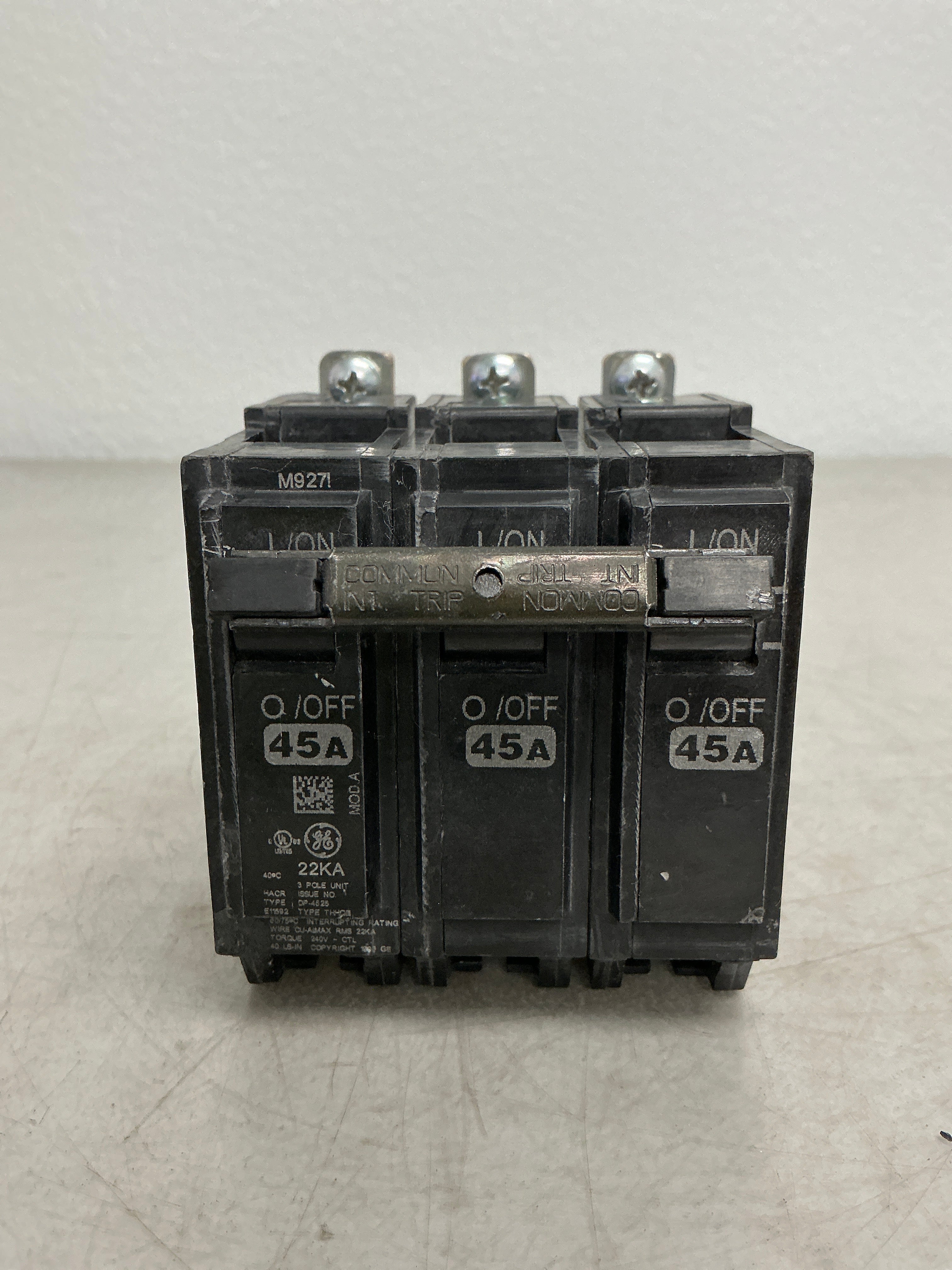Used THQB32045 3 Pole, 45 Amps, 240 Volts