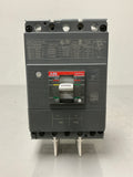 New ABB SACE TMAX XT4NU3100AF 3 Pole, 100 Amps, 600 Volts Circuit Breaker
