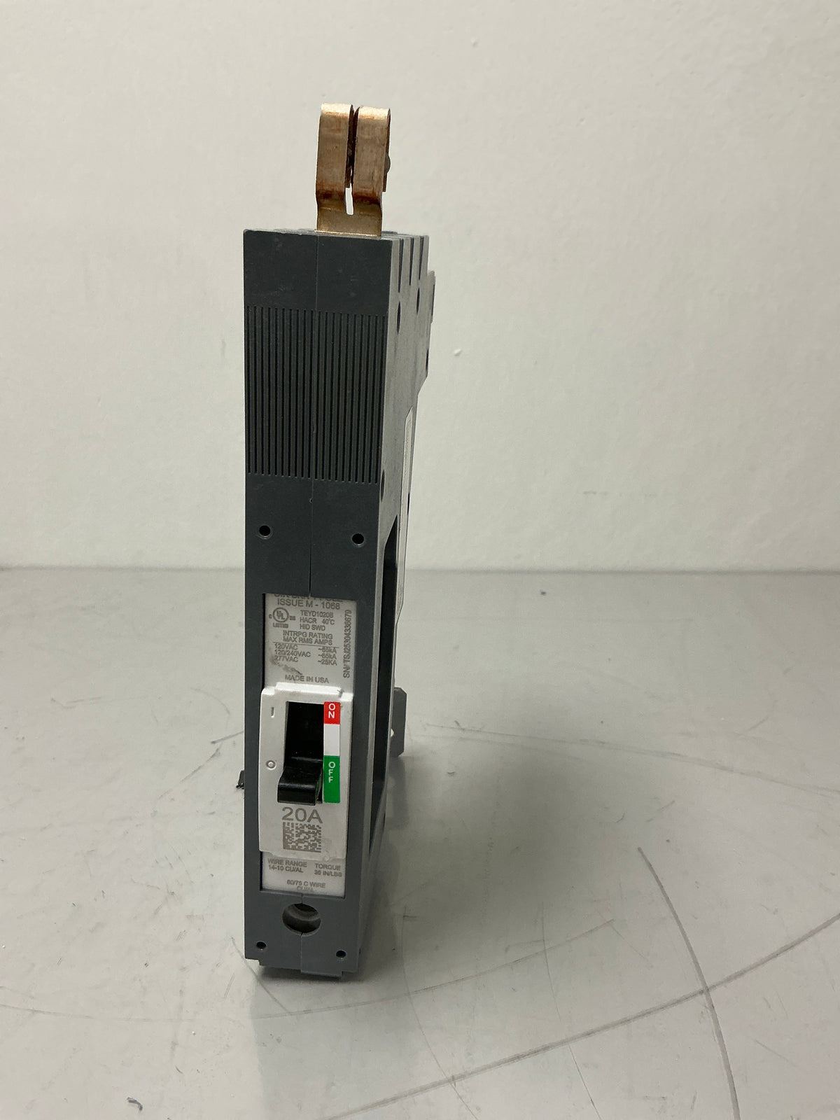 Used ABB TEYD1020B 1 Pole, 20 Amps, 240 Volts Circuit Breaker