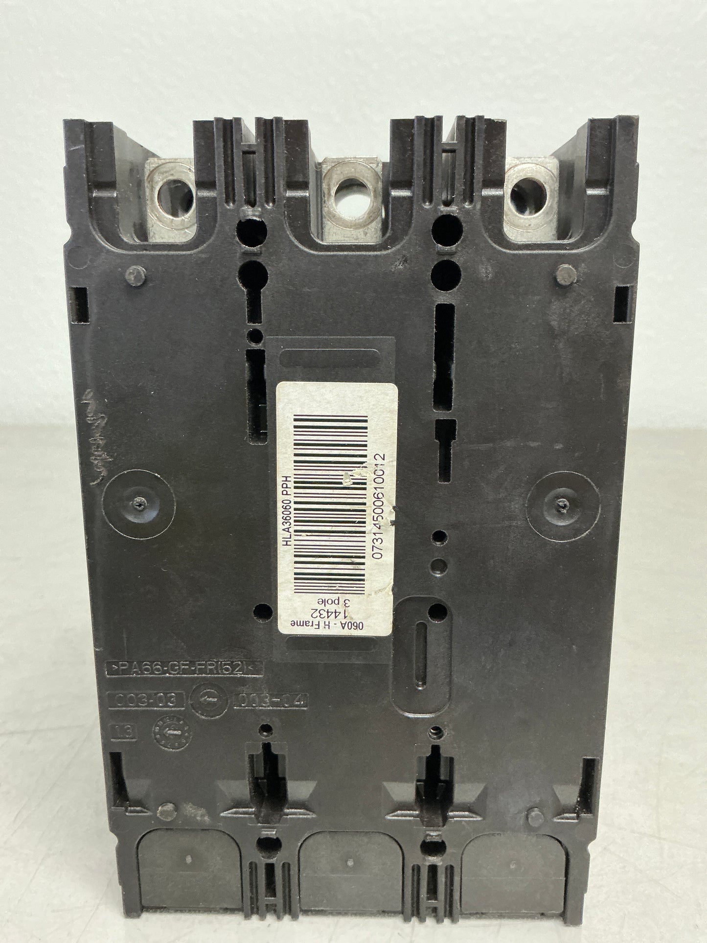 (Missing Parts) New Square D HLA36050 50 Amp 600 Bolt 3 Pole