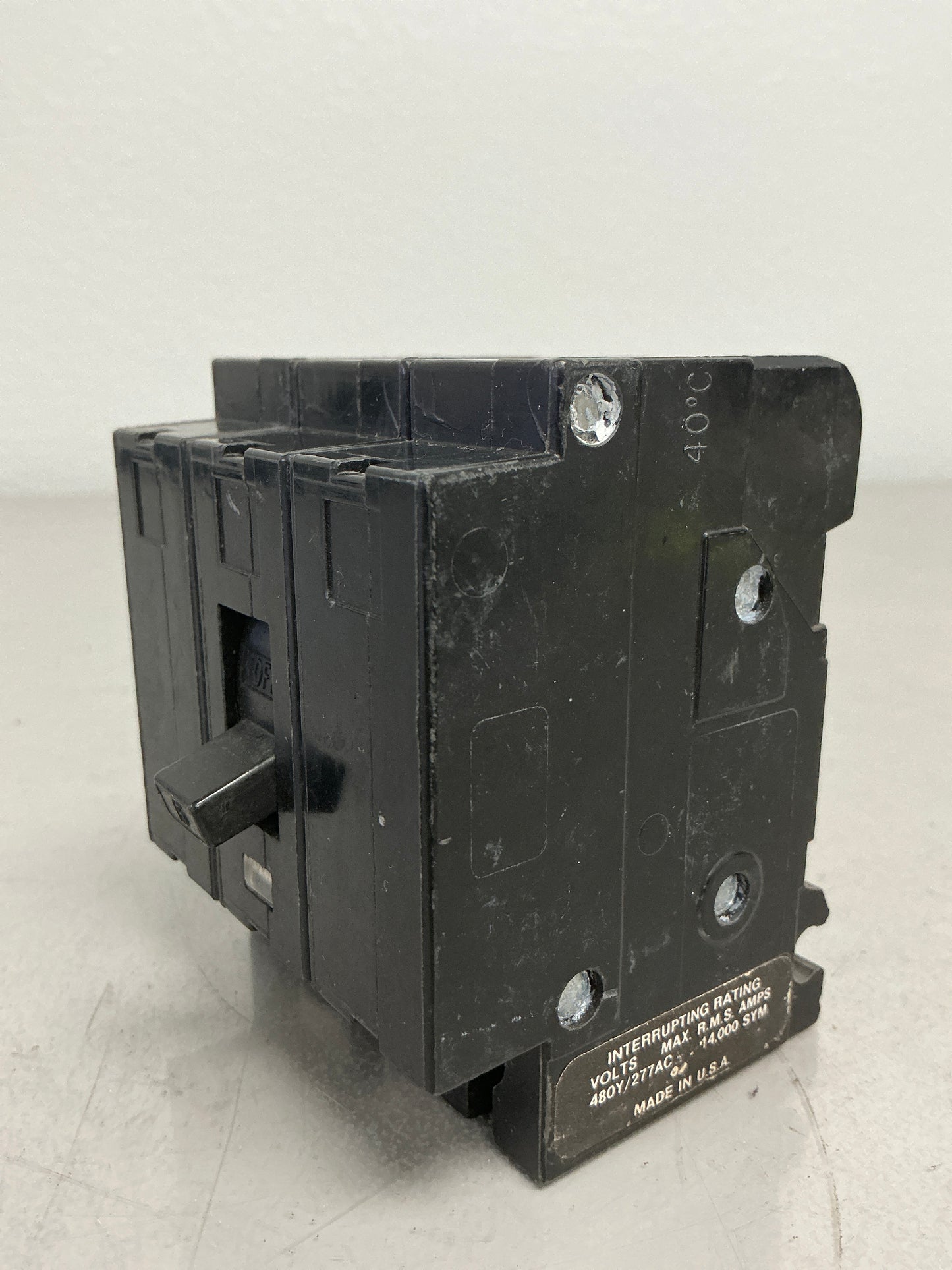 Used Square D EH34015 3 Pole, 15 Amps, 480 Volts