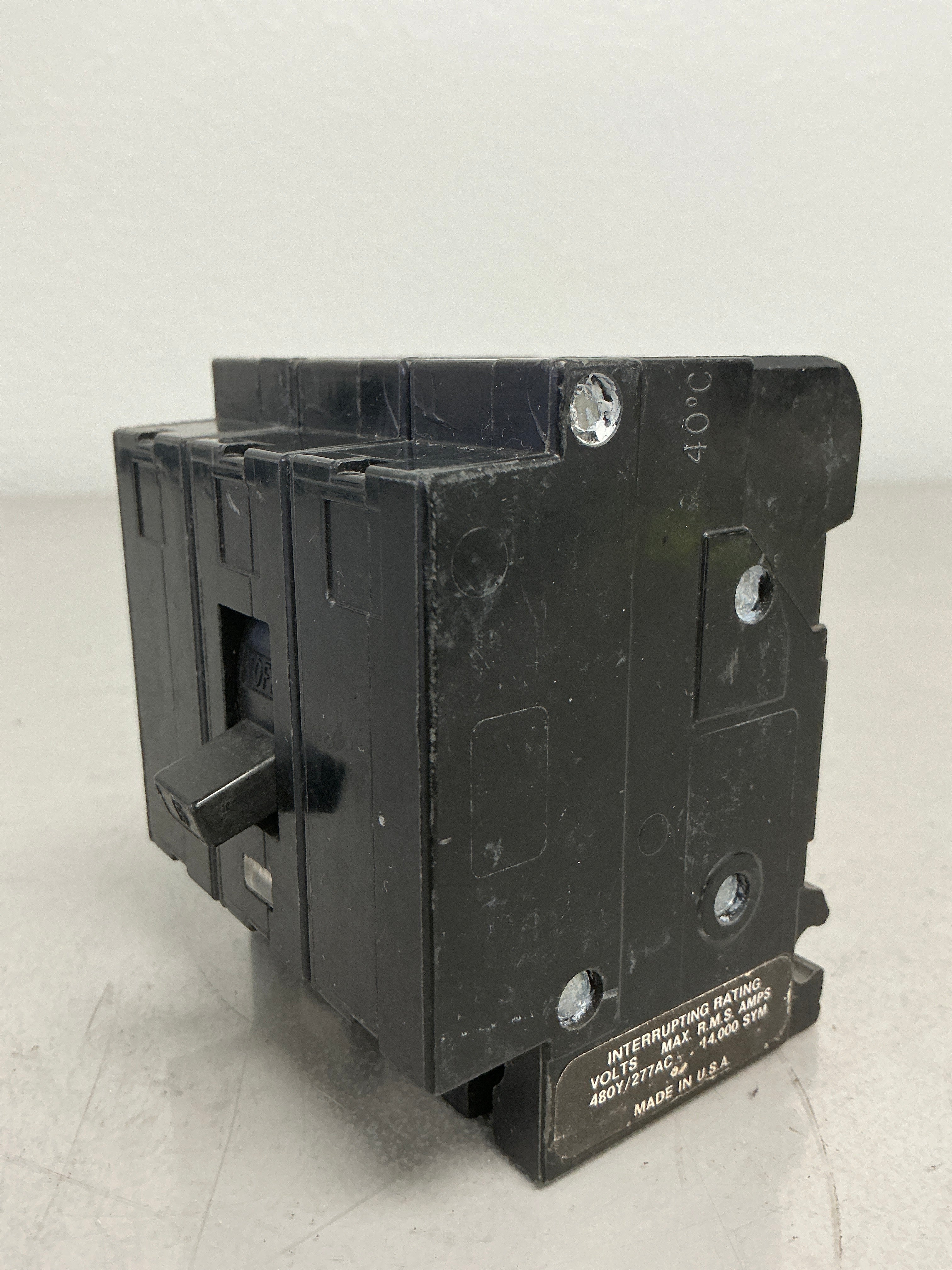 Used Square D EH34015 3 Pole, 15 Amps, 480 Volts