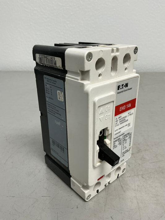 Used Eaton EHD2020L 2 Poles, 20 Amps, 480 Volts