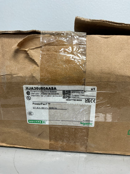 New Square D HJA36080AASA 3 Pole, 80 Amps Circuit Breaker