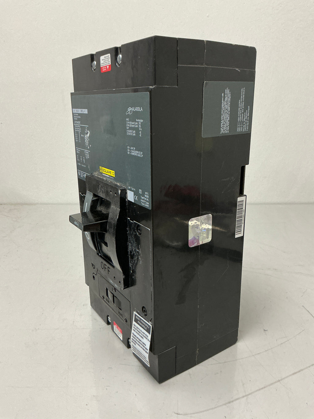 New Square D LHP36400MT 3 Pole, 400 Amps, 600 Volts, Circuit Breaker