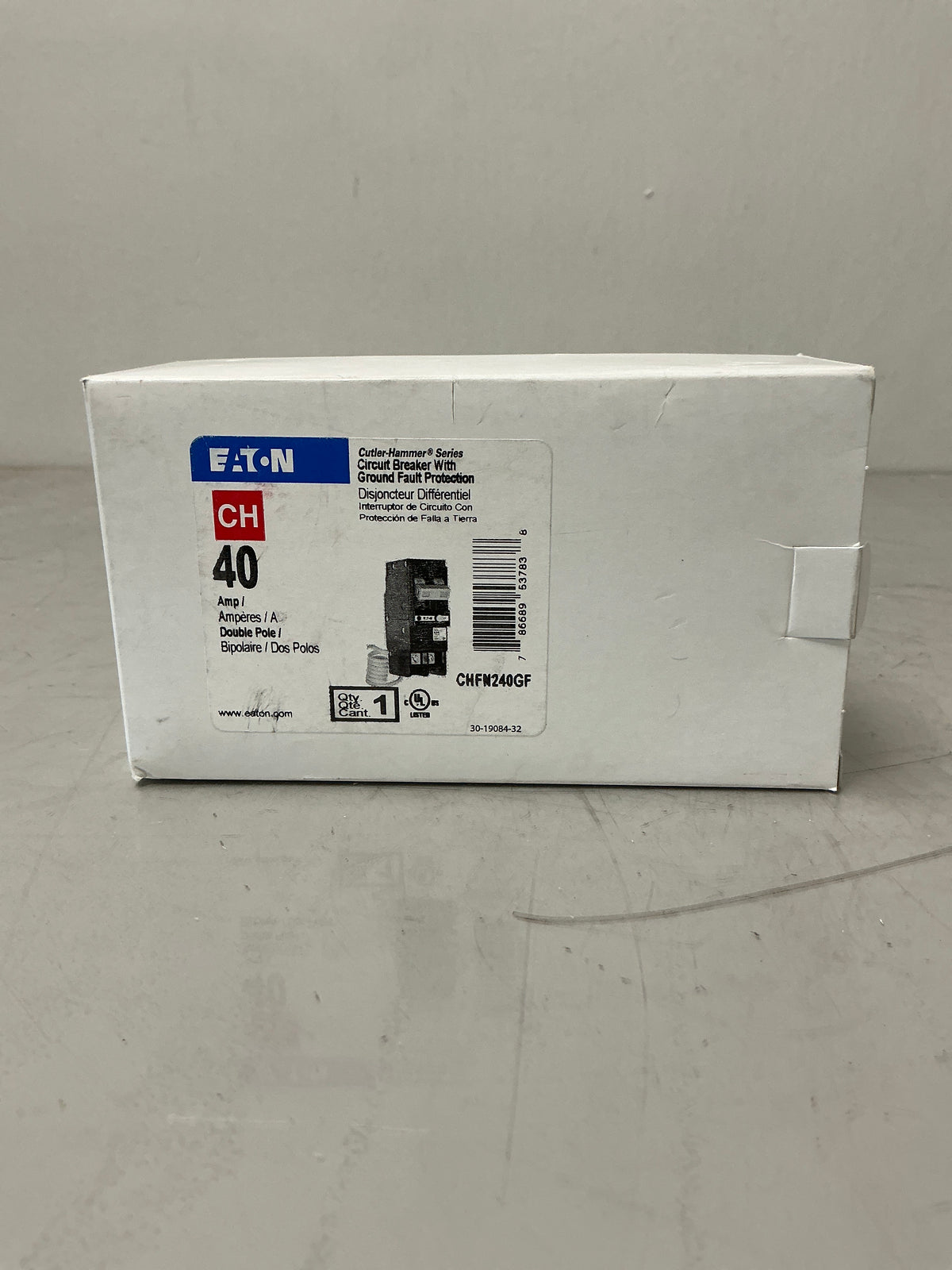 New Eaton CHFN240GF 2 Pole, 40 Amps, 120/240 Volt Circuit Breaker