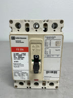 Used FD3125 3 Poles, 125 Amps, 600 Volts