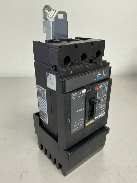 Used Square D JDA36200 3 Pole, 200 Amps, 600 Volts