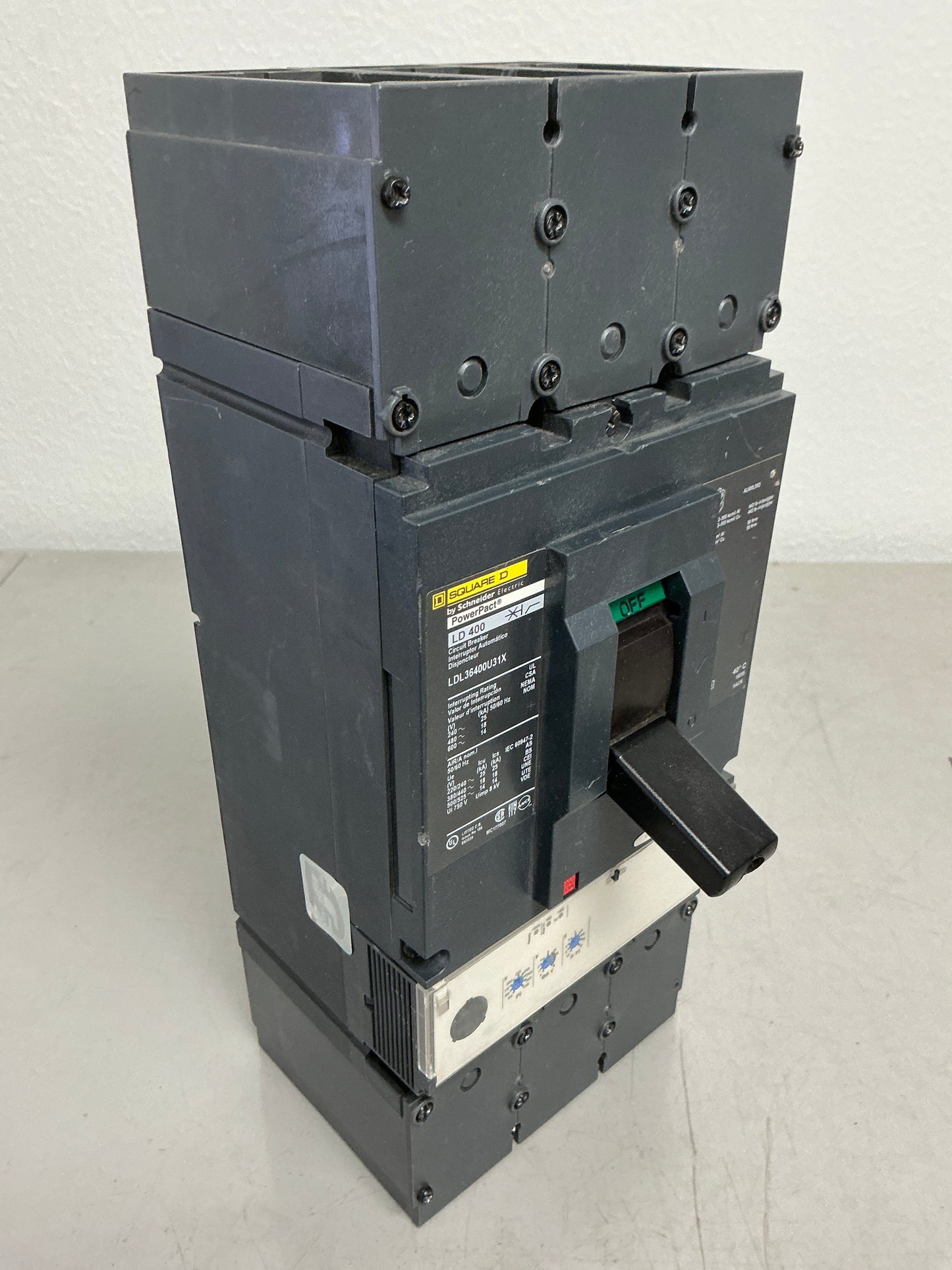 New Square D LDL36400U31X 3 Pole, 400 Amps, 600 Volts