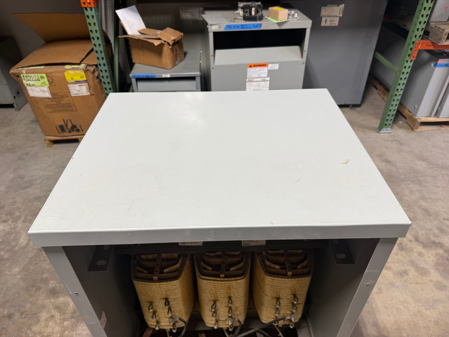 Used, 112.5 KVA Transformer, Primary 480, Seconday 208/120 Volts (item#t14)