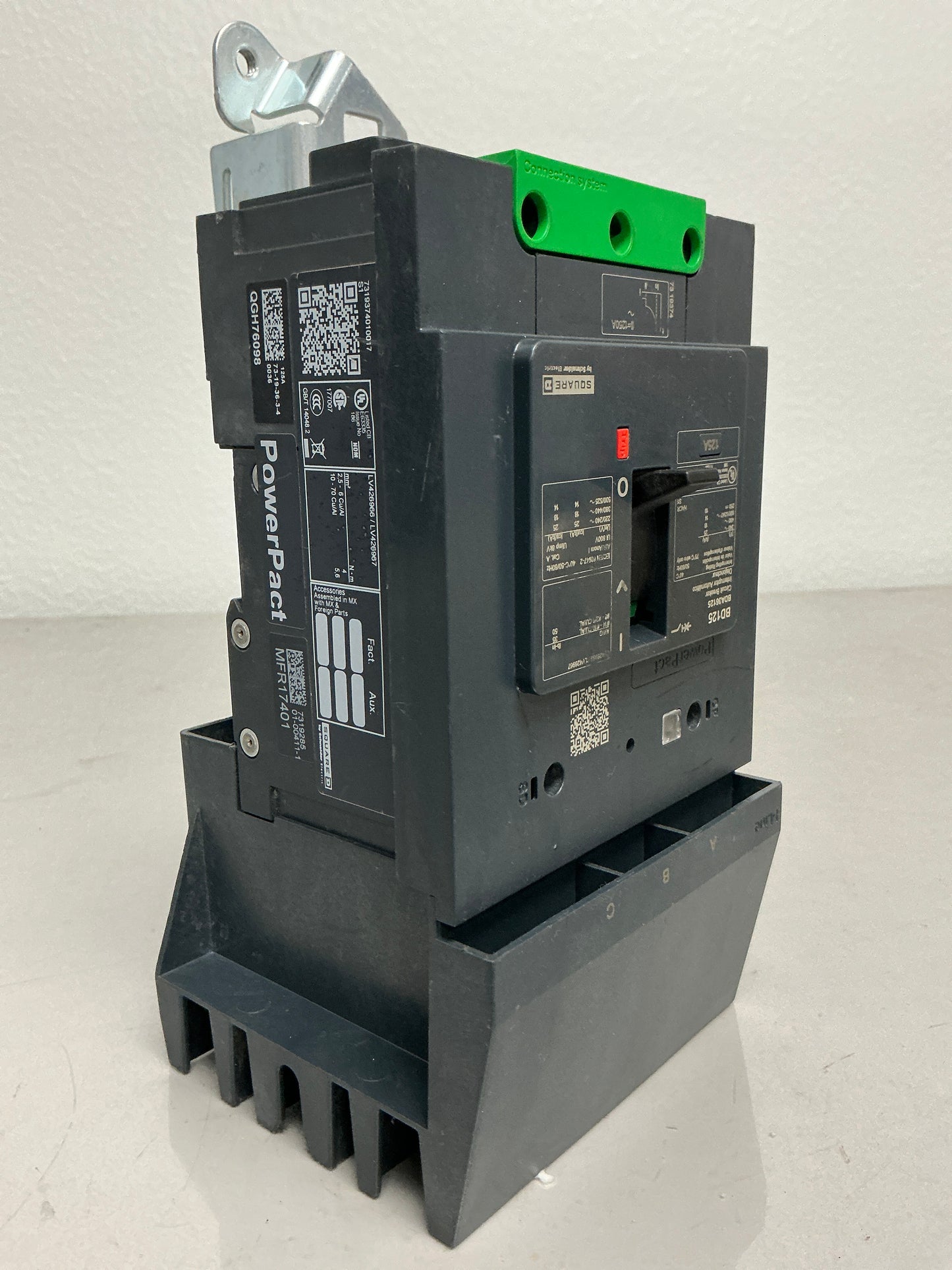 New Square D BDA36125 3 Pole, 125 Amps, 600 Volts