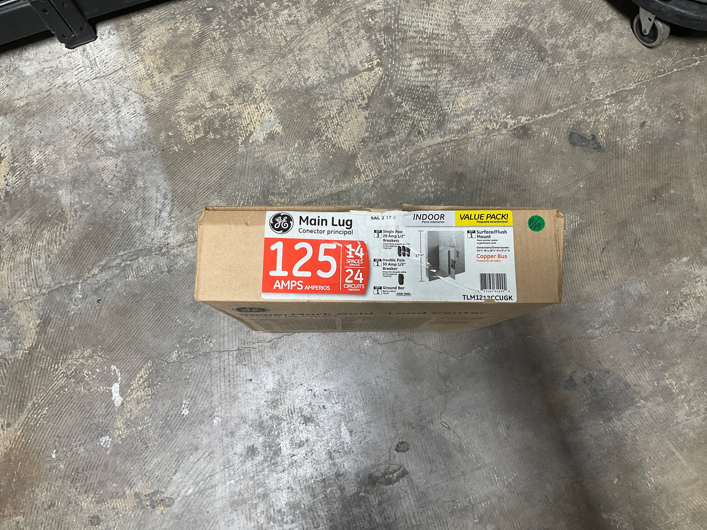 NEW TLM1212CCUGK 125 Amps, Main Lug Indoor