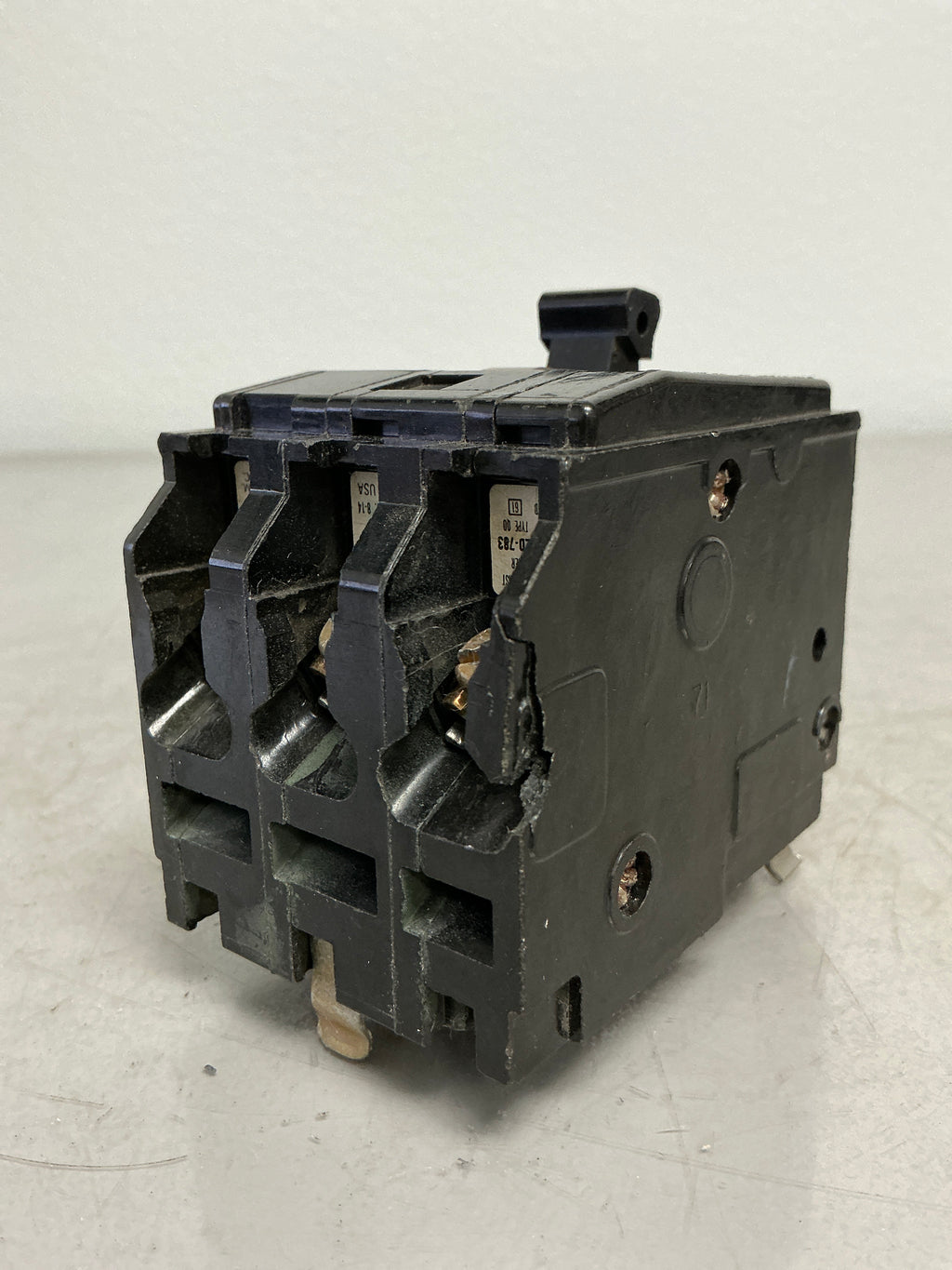 *CHIPPED* Used Square D QO310 3 Pole, 10 Amps, 240 Volts