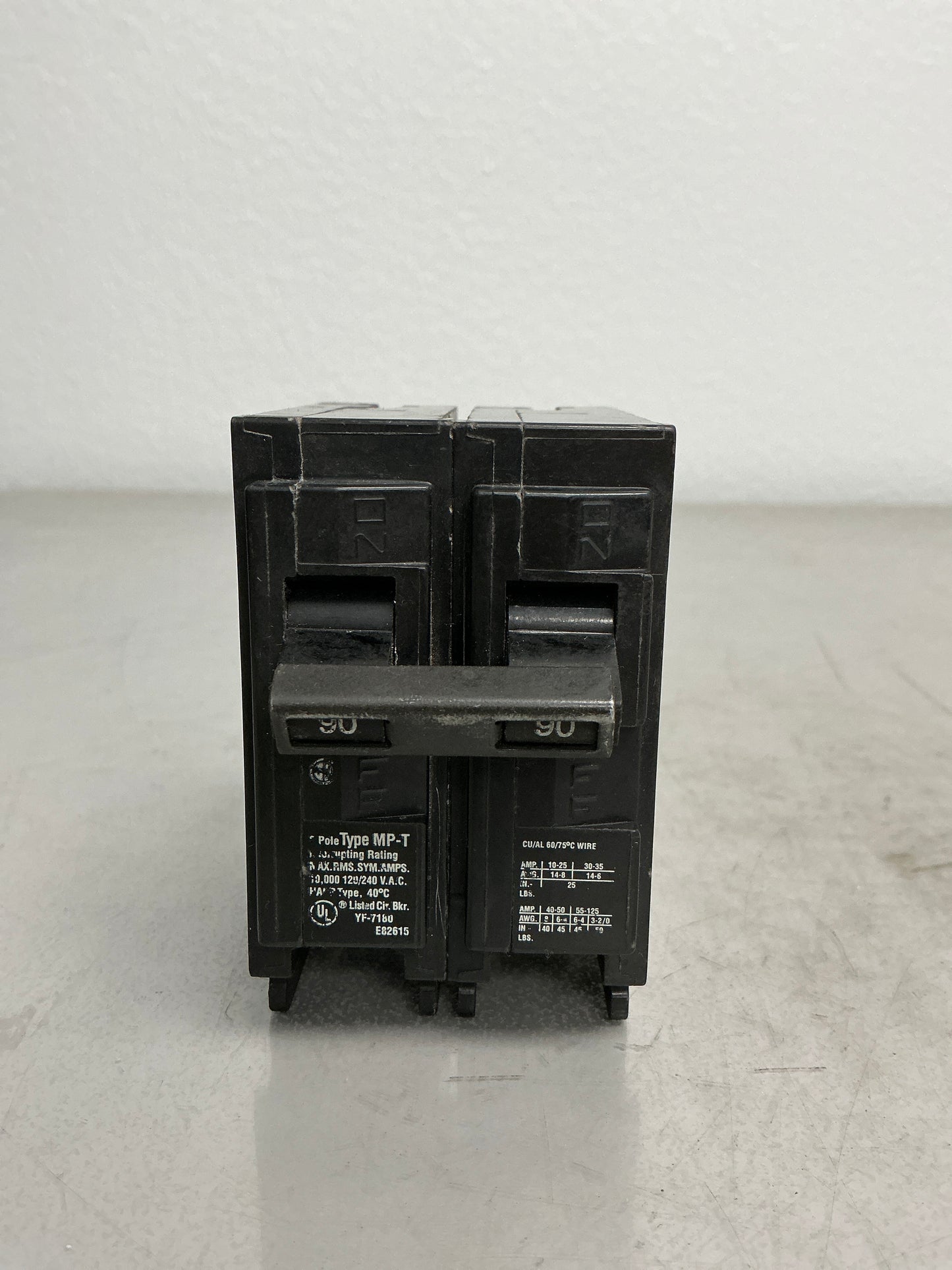 Used Siemens Q290 2 Pole, 90 amps, 240 Volts Circuit Breaker