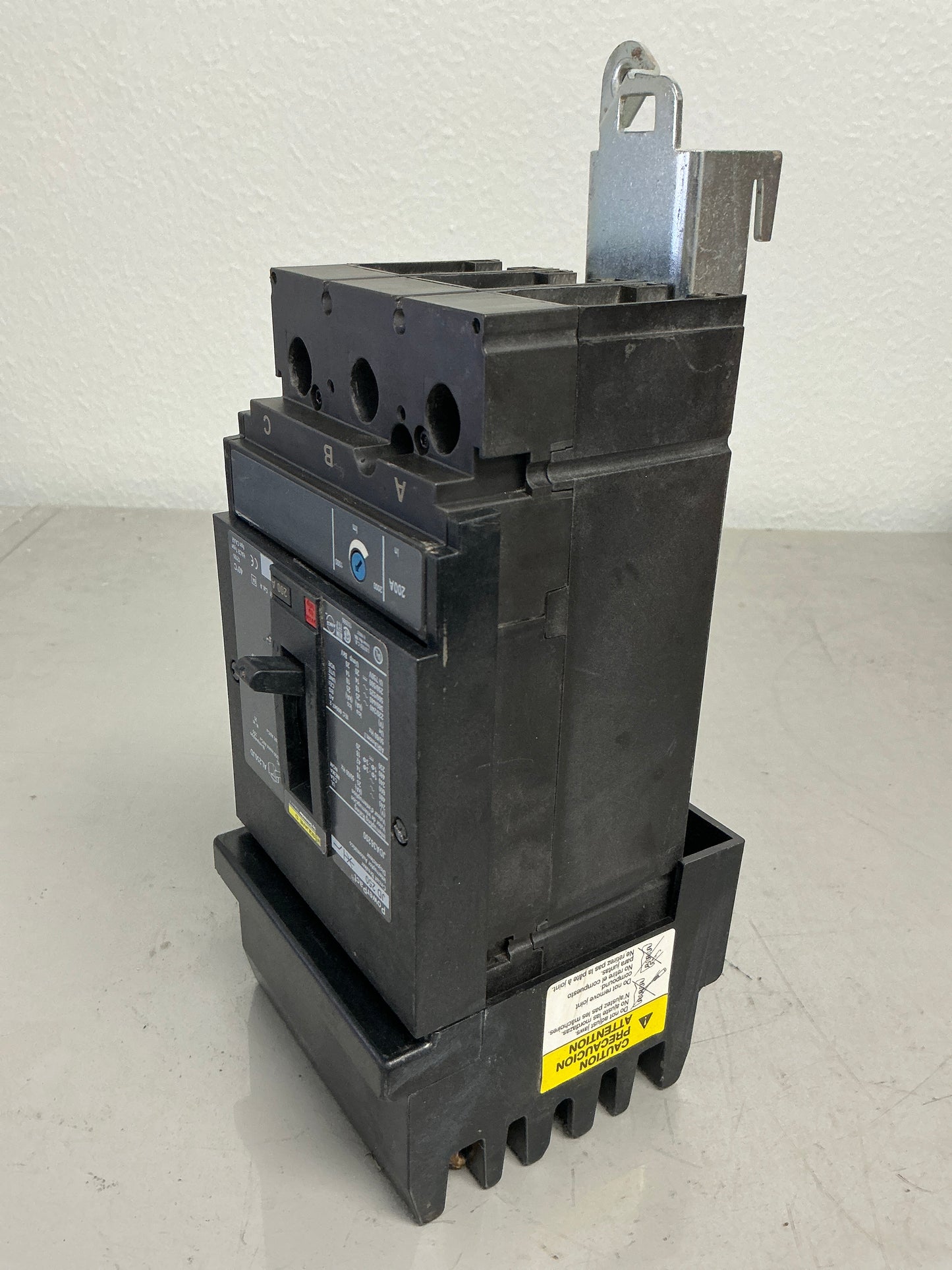 Used Square D JDA36200 3 Pole, 200 Amps, 600 Volts