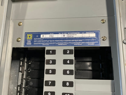 Used Square D Panelboard NF430L2 250 Amp Main Lug 30 Circuit 480/277 Volt (item#p8)
