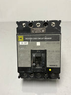 Used Square D FAL36050 3 Pole, 50 Amps, 600 Volts Circuit Breaker