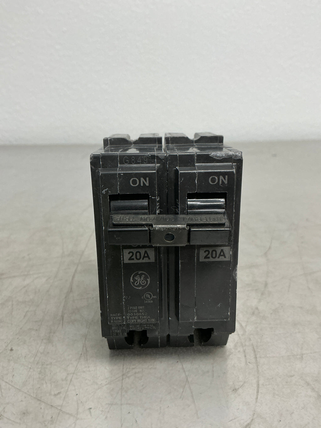 Used THQL2120 2 Pole, 20 Amps, 240 Volts