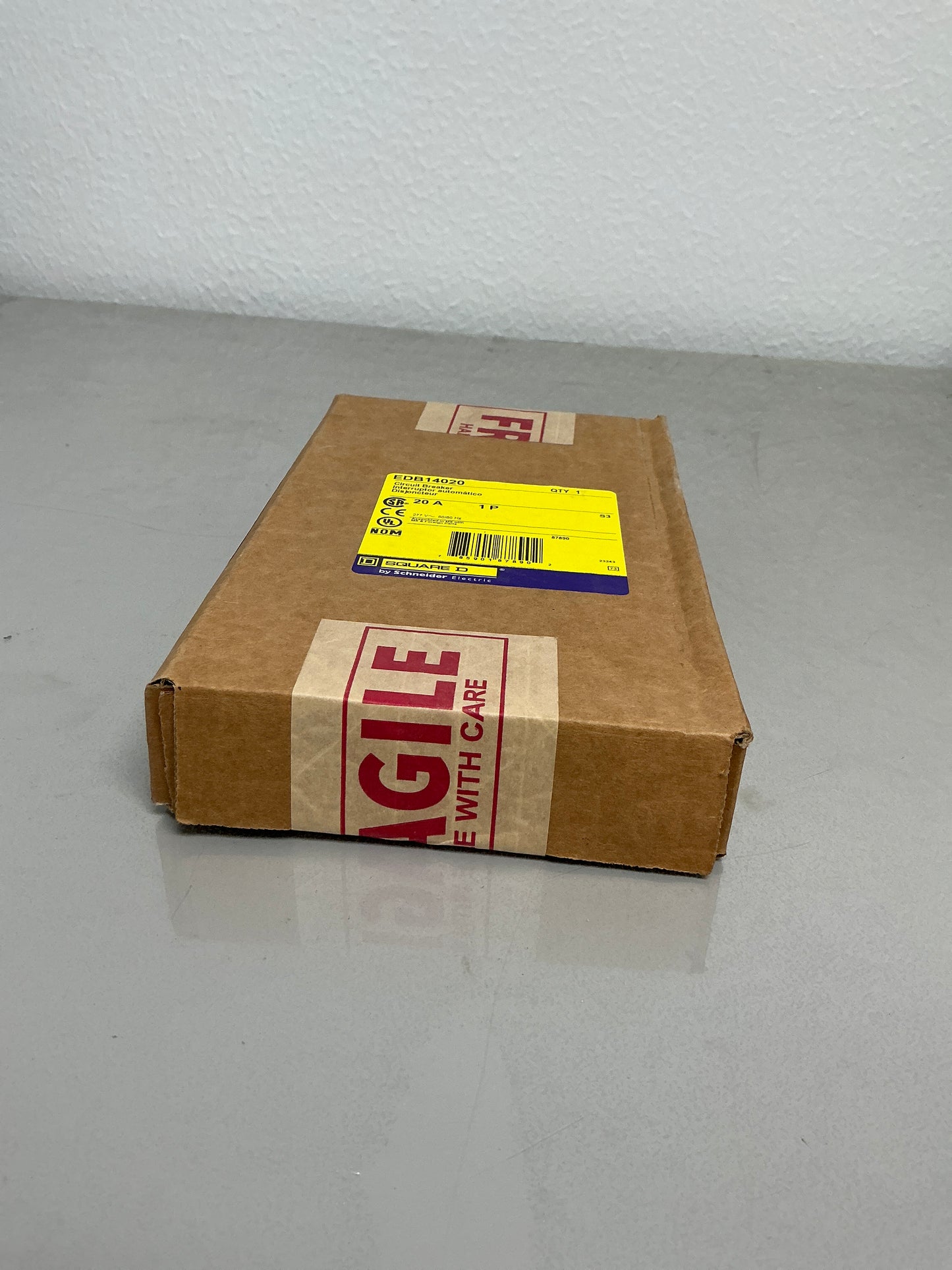 New Square D EDB14020 1 Pole, 20 Amps, 277 Volts