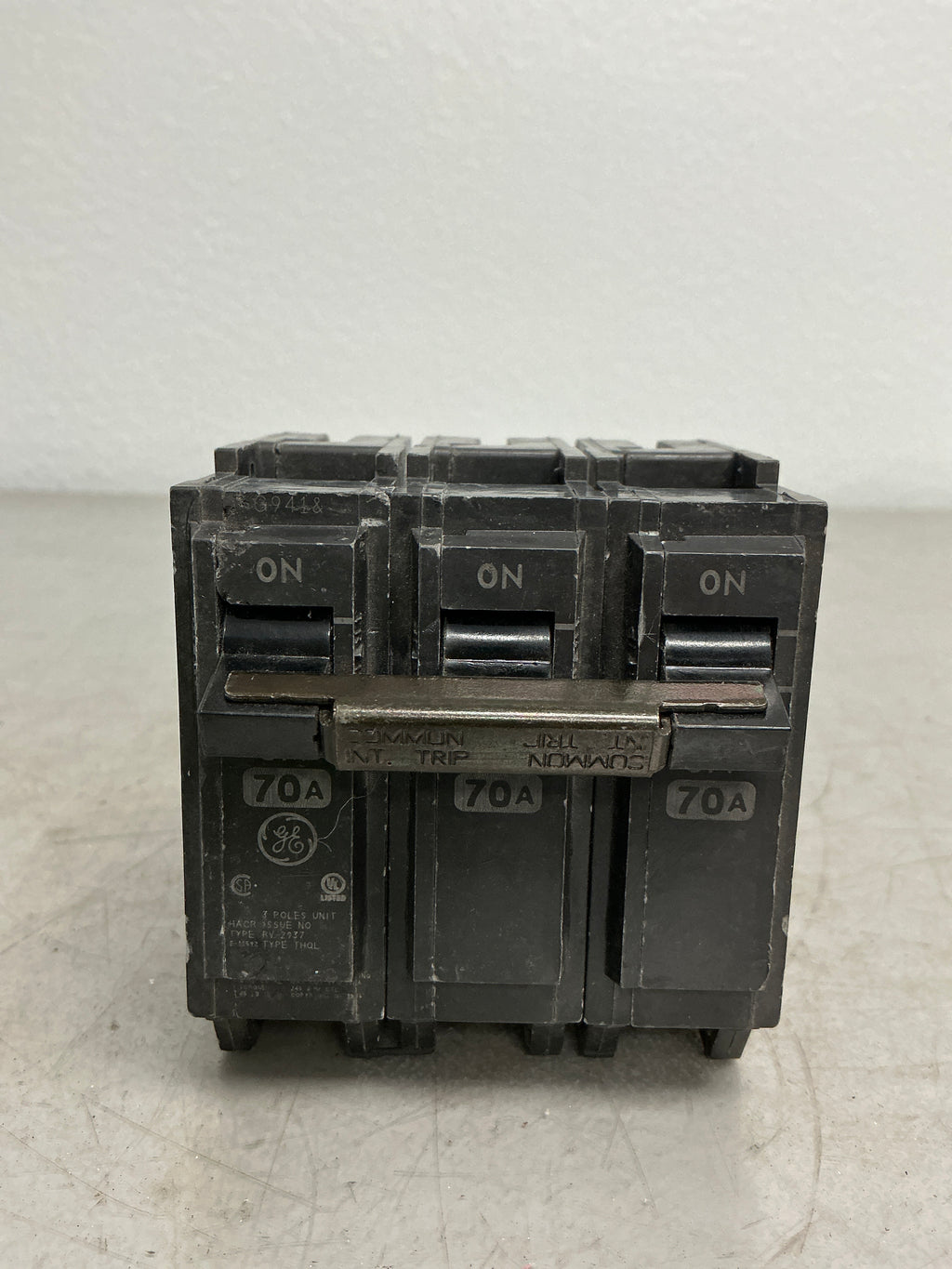 Used THQL32070 3 Pole, 70 Amps, 240 Volts