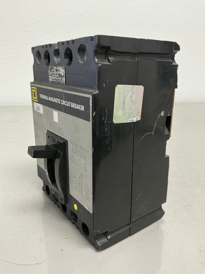 *CHIPPED* Used Square D FAL34060 3 Pole, 60 Amps, 480 Volts