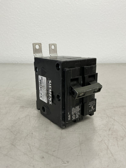 New Siemens B240 2 Pole, 40 Amps, 240 Volts