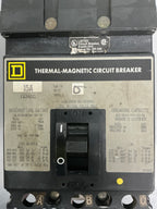 Used Square D FA34015 3 Pole, 15 Amps, 480 volts
