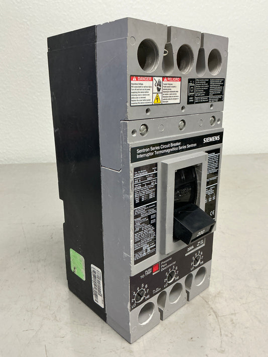 Used Siemens HFXD63B200 3 Pole, 200 Amps, 600 Volts