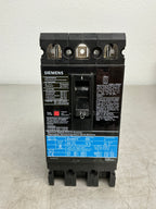 Used Siemens ED63B070 3 Pole, 70 Amps, 600 Volts Circuit Breaker