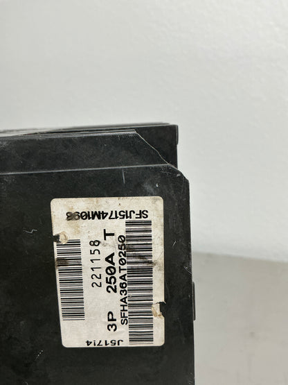 *CHIPPED* Used SFHA36AT0250 3 Pole, 250 Amps, 600 Volts