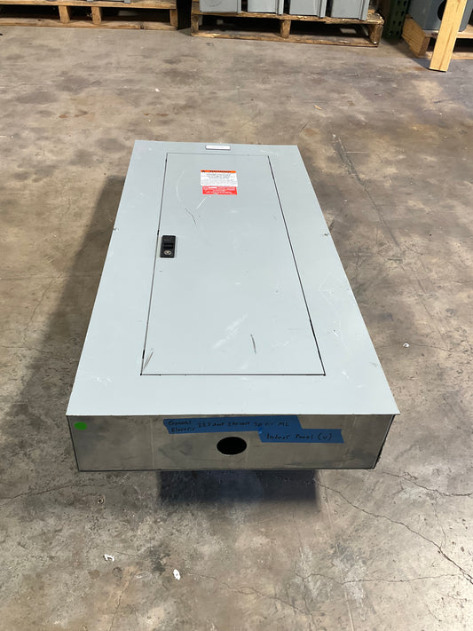 Used GE AQU3302RCX Panelboard 225 Amp Main Lug 208/120 Volt 30 Circuit 3 Phase 4 Wire (item#p2)