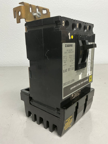 Used Square D FA32100 3 Pole, 100 Amps, 240 Volts